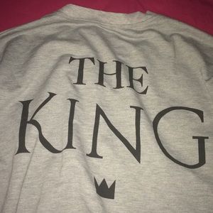 Men’s “the king” sweater